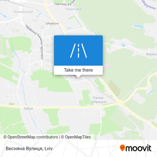 Весняна Вулиця map