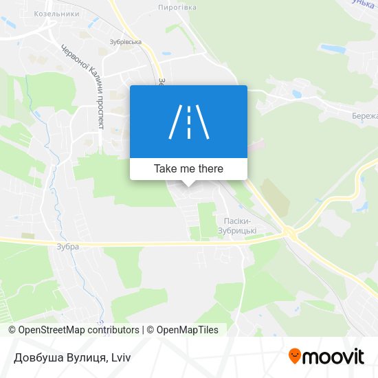 Довбуша Вулиця map
