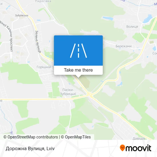 Карта Дорожна Вулиця