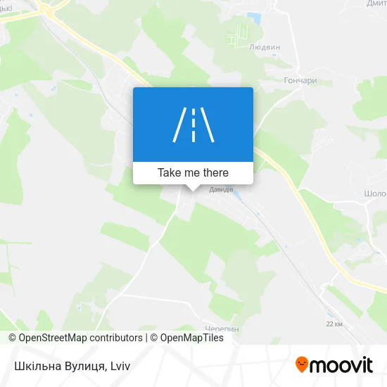 Карта Шкільна Вулиця