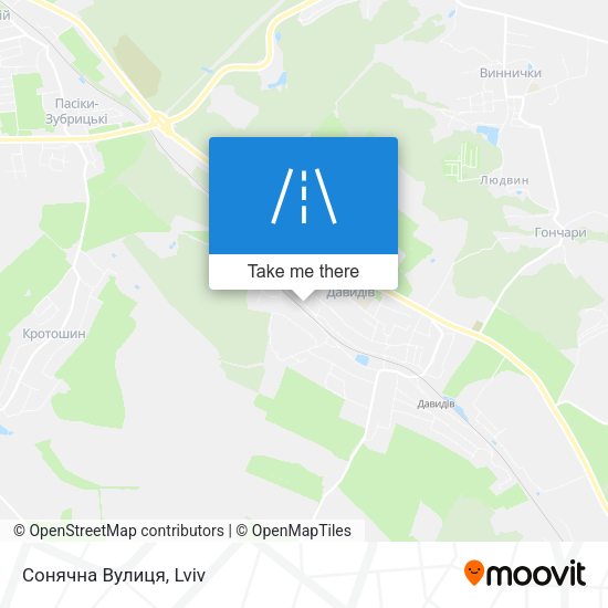 Сонячна Вулиця map