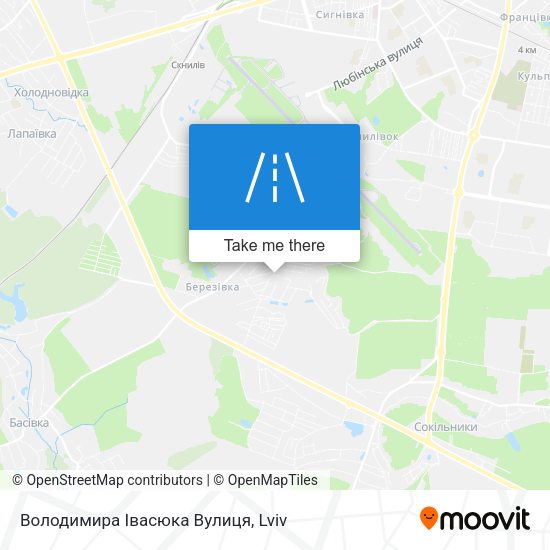 Володимира Івасюка Вулиця map