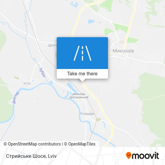 Карта Стрийське Шосе
