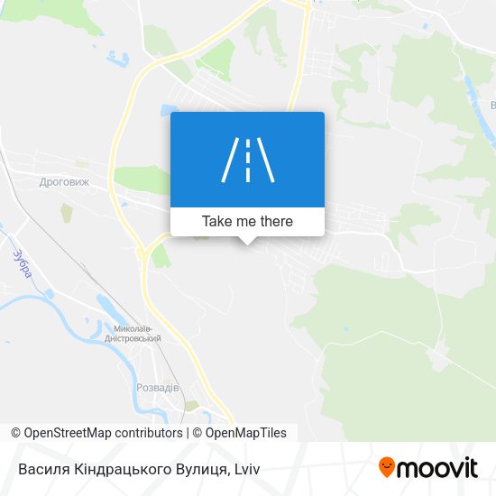 Василя Кіндрацького Вулиця map