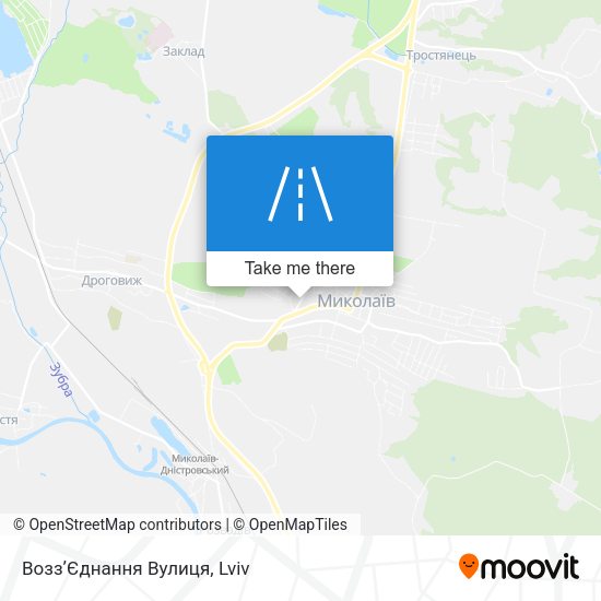 ВоззʼЄднання Вулиця map