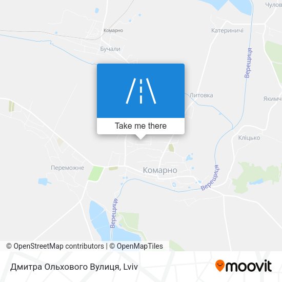 Дмитра Ольхового Вулиця map