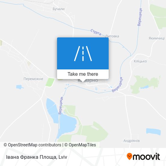 Івана Франка Площа map