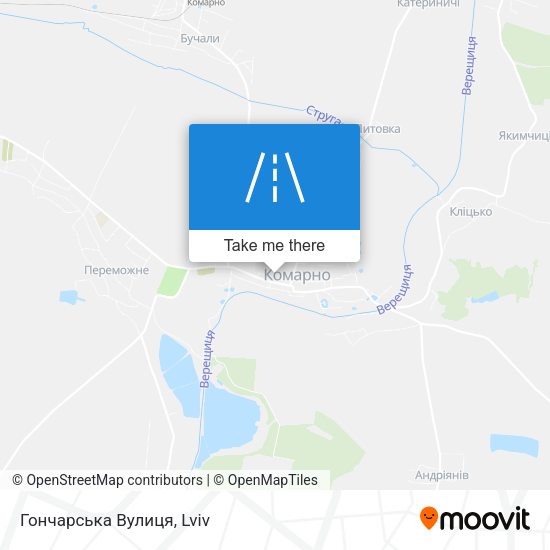 Гончарська Вулиця map