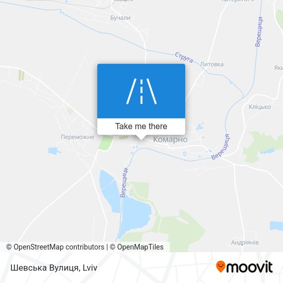Шевська Вулиця map