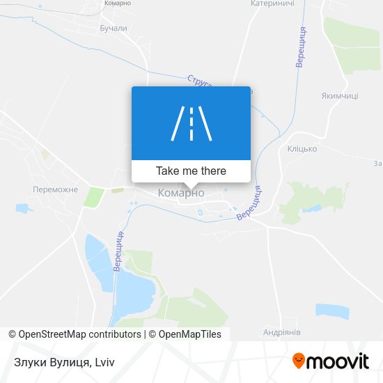 Злуки Вулиця map