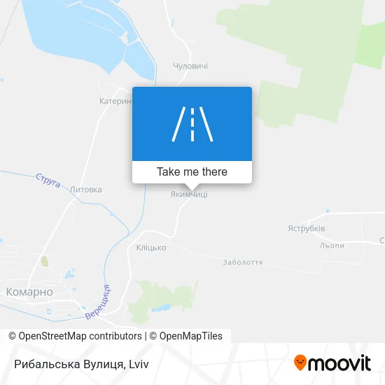 Карта Рибальська Вулиця