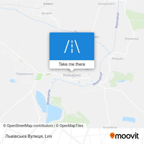 Львівська Вулиця map