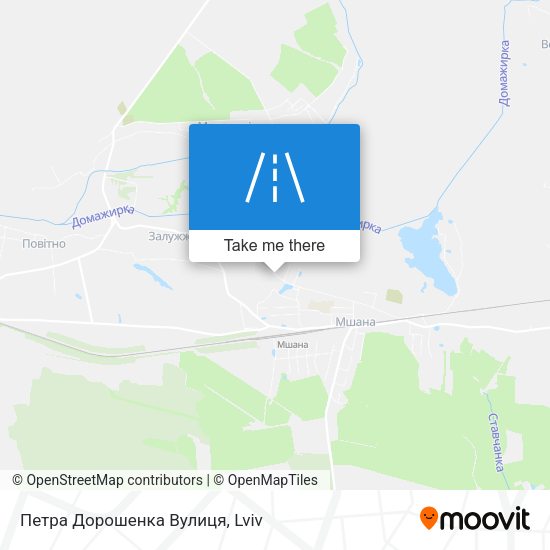 Петра Дорошенка Вулиця map