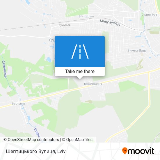 Шептицького Вулиця map