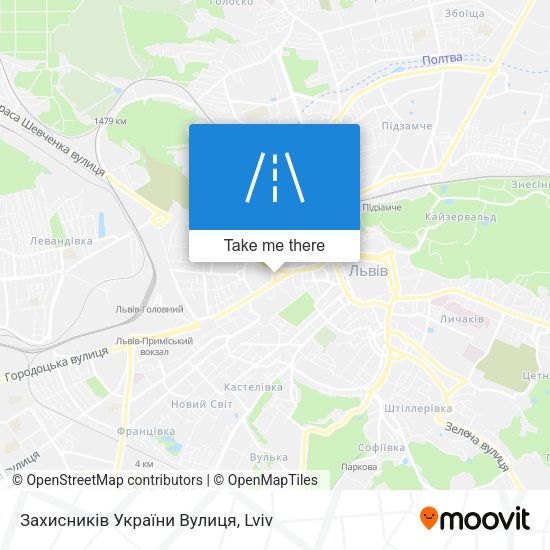 Захисників України Вулиця map