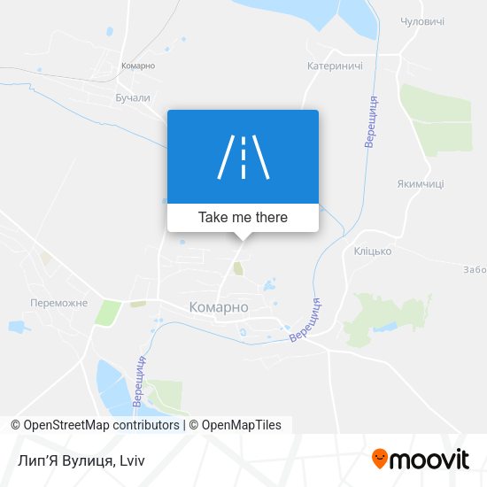 Лип’Я Вулиця map