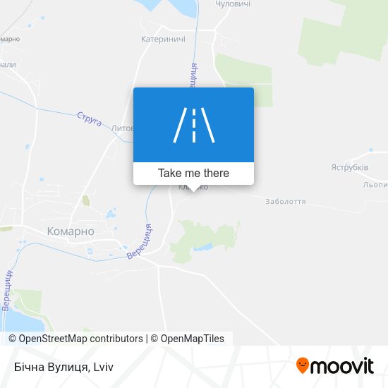 Бічна Вулиця map