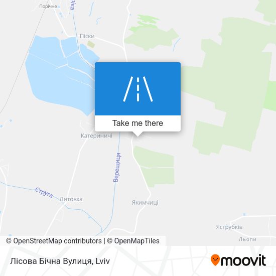 Лісова Бічна Вулиця map
