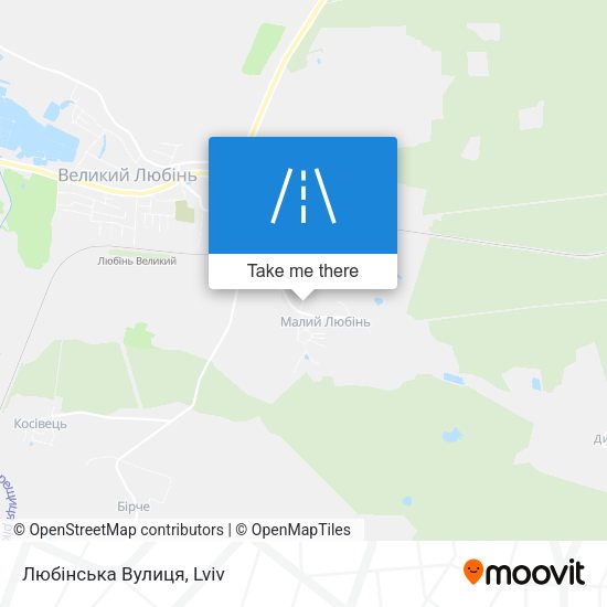 Любінська Вулиця map