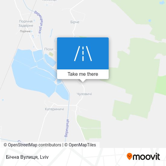 Бічна Вулиця map