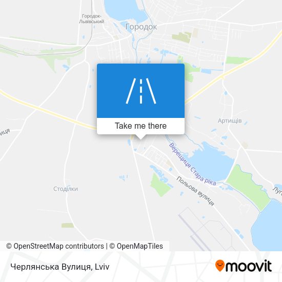 Черлянська Вулиця map