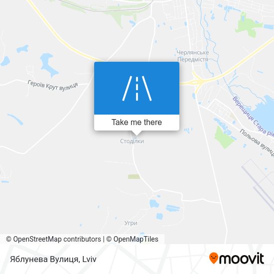 Яблунева Вулиця map