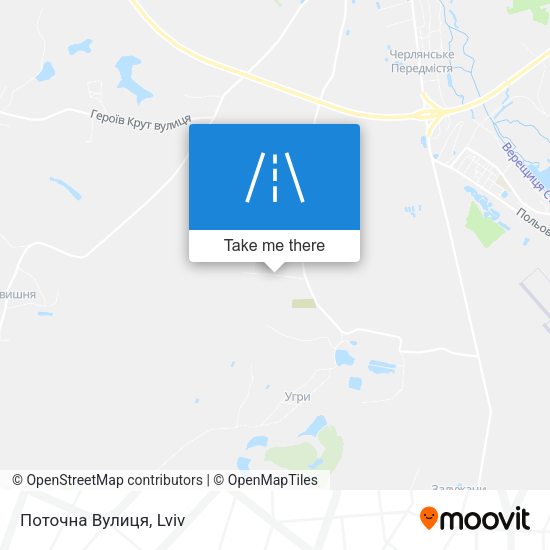 Поточна Вулиця map