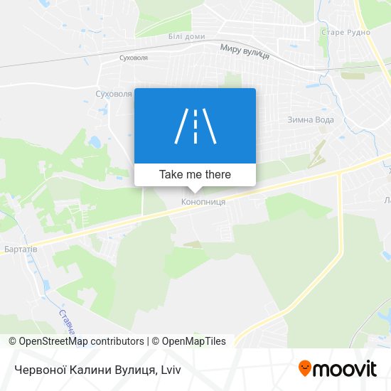 Червоної Калини Вулиця map