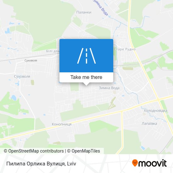 Пилипа Орлика Вулиця map