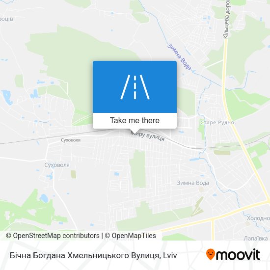 Бічна Богдана Хмельницького Вулиця map