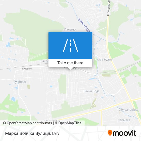 Марка Вовчка Вулиця map