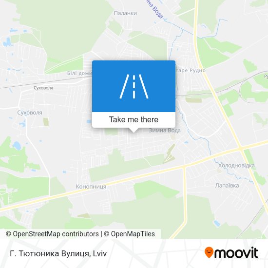 Г. Тютюника Вулиця map