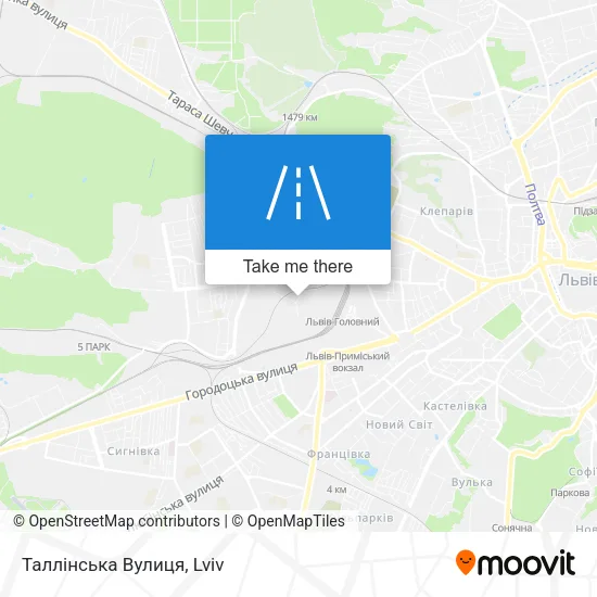 Карта Таллінська Вулиця