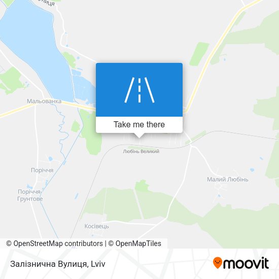 Залізнична Вулиця map