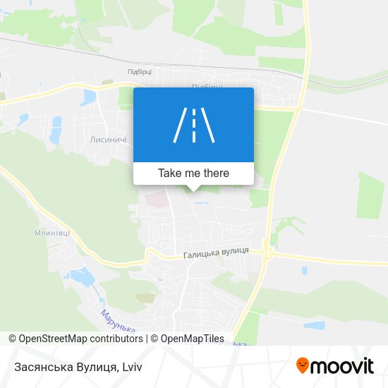 Засянська Вулиця map