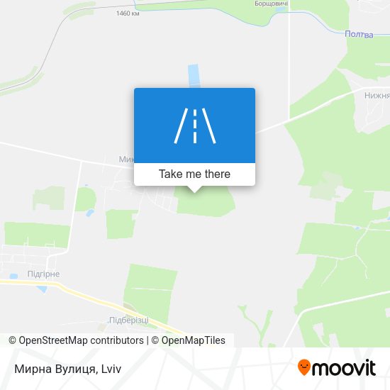 Мирна Вулиця map