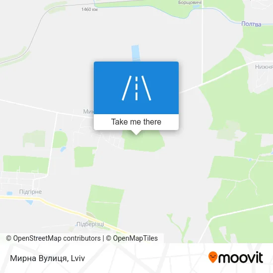 Карта Мирна Вулиця