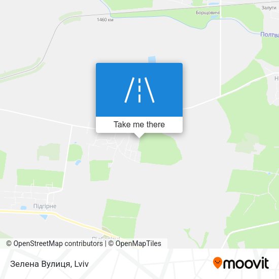 Зелена Вулиця map