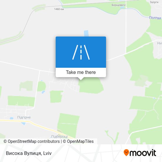 Висока Вулиця map