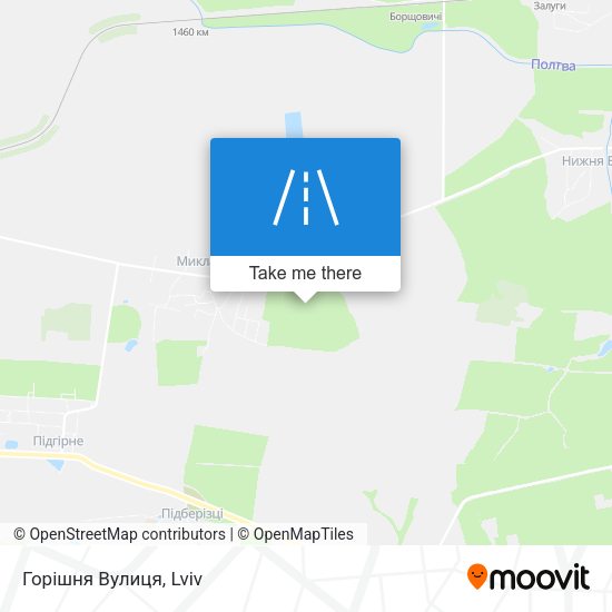 Горішня Вулиця map