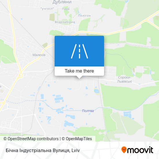 Бічна Індустріальна Вулиця map