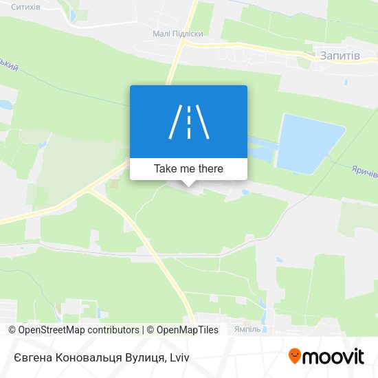 Євгена Коновальця Вулиця map