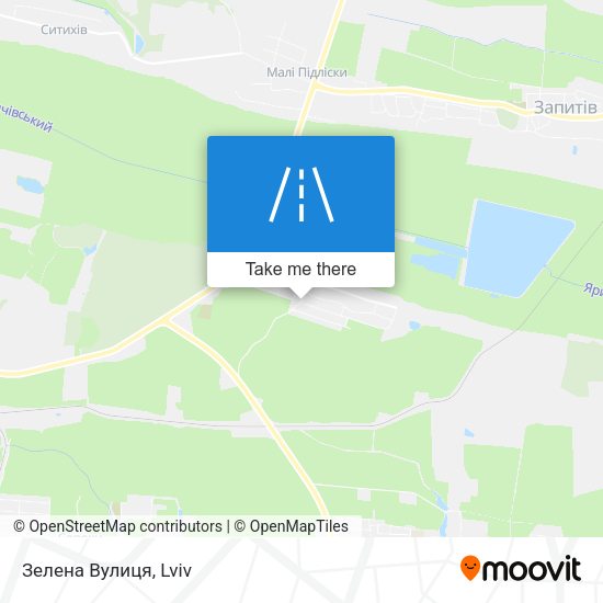 Зелена Вулиця map