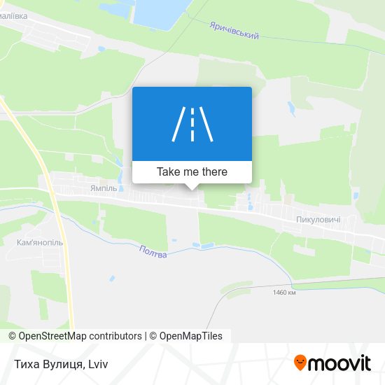 Тиха Вулиця map