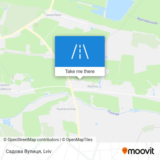 Садова Вулиця map