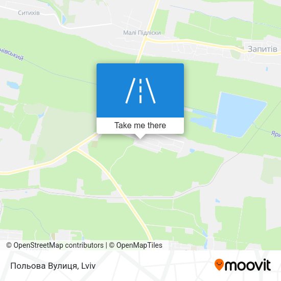 Польова Вулиця map