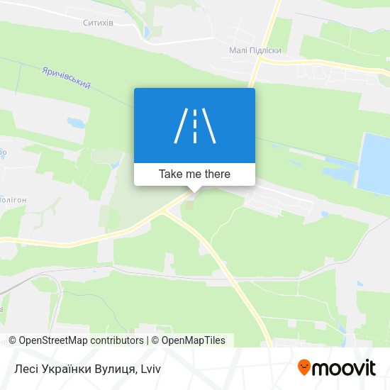 Лесі Українки Вулиця map
