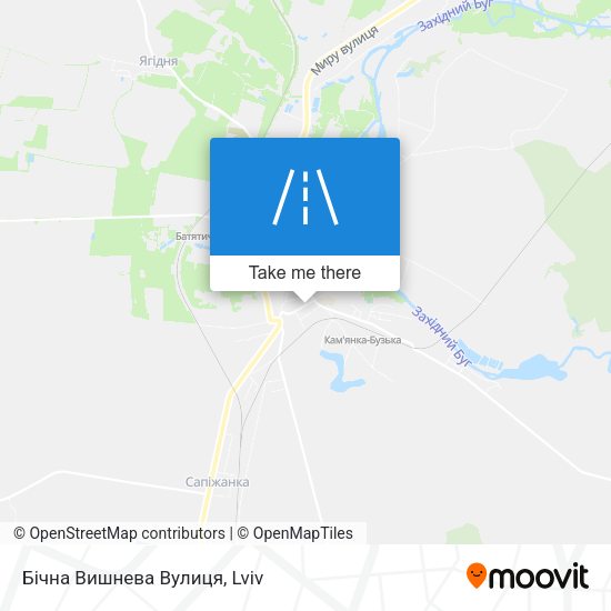 Бічна Вишнева Вулиця map