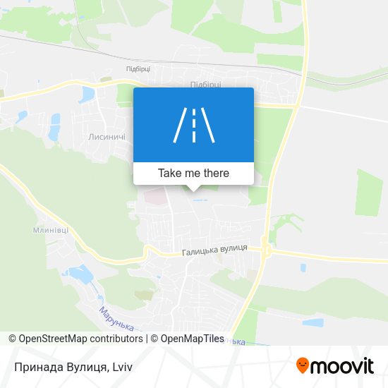 Принада Вулиця map