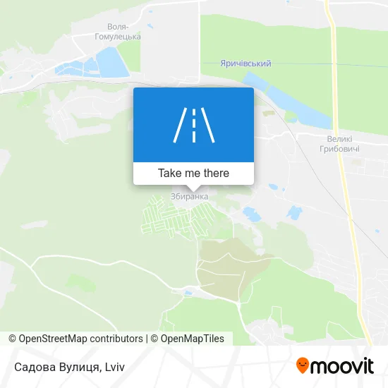 Садова Вулиця map